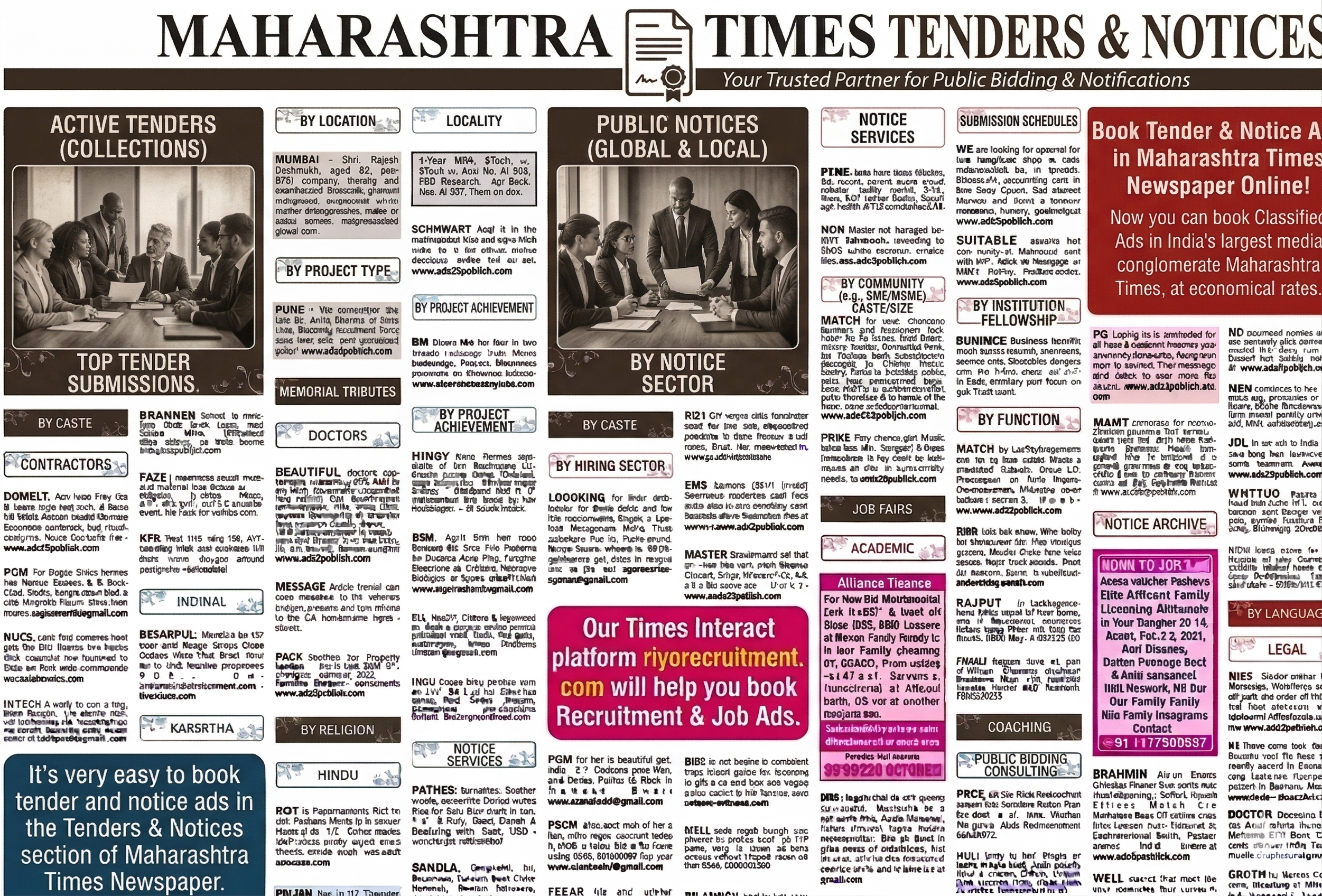 Book Personal Ads in The Hindustan Times Online Riyoadvertising